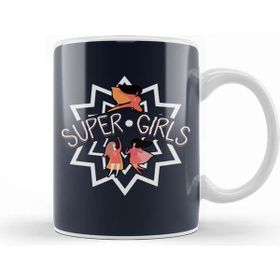 Baskı Dükkanı Feminism Super Girls Kupa Bardak