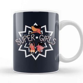 Baskı Dükkanı Feminism Super Girls Kupa Bardak