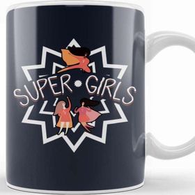 Baskı Dükkanı Feminism Super Girls Kupa Bardak