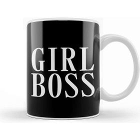 Baskı Dükkanı Feminist Girl Boss Slogan Kupa Bardak