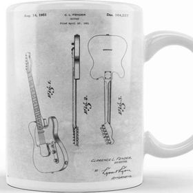 Baskı Dükkanı Fender Guitar 05 Kupa Bardak