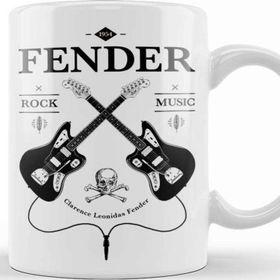 Baskı Dükkanı Fender Guitar Kupa Bardak