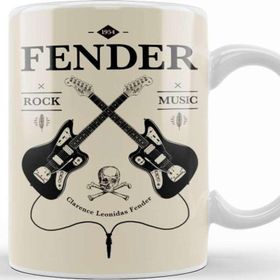 Baskı Dükkanı Fender Guitar Kupa Bardak