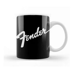 Baskı Dükkanı Fender Music Bass Guitar Design Kupa Bardak