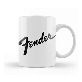 Baskı Dükkanı Fender Music Bass Guitar Logo Kupa Bardak