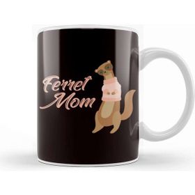 Baskı Dükkanı Ferret Mom Ferrets Lover Animal Welfare Polecat Fans Zoo Kupa Bardak