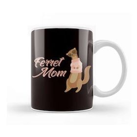 Baskı Dükkanı Ferret Mom Ferrets Lover Animal Welfare Polecat Fans Zoo Kupa Bardak