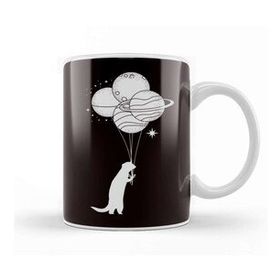 Baskı Dükkanı Ferret Planets Universe Astronaut Ferrets Owner Zoo Polecat Kupa Bardak