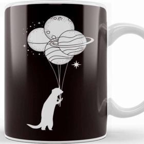 Baskı Dükkanı Ferret Planets Universe Astronaut Ferrets Owner Zoo Polecat Kupa Bardak