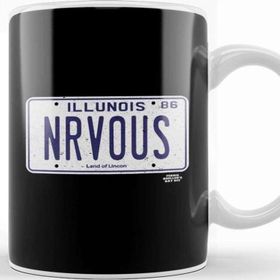 Baskı Dükkanı Ferris Bueller Nrvous License Plate Beyaz 330 ml Porselen Kupa Bardak