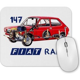 Baskı Dükkanı Fiat 147 Raiz Mouse Pad