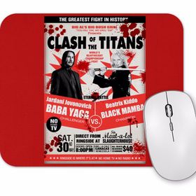 Baskı Dükkanı Fight Clash of Titans Mouse Pad
