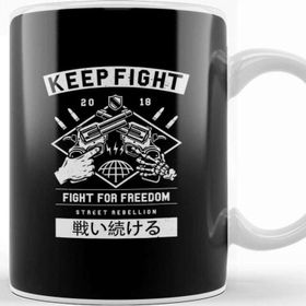 Baskı Dükkanı Fight For Freedom Kupa Bardak