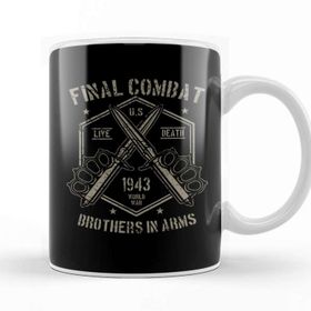 Baskı Dükkanı Final Combat Mural Kupa Bardak