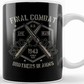 Baskı Dükkanı Final Combat Mural Kupa Bardak