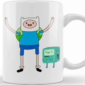 Baskı Dükkanı Finn And Jake Adventure Time Finn And Bmo Kupa Bardak