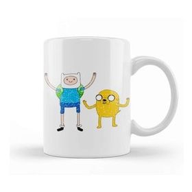Baskı Dükkanı Finn And Jake Snowfall Celebration Kupa Bardak