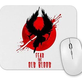 Baskı Dükkanı Fire Blood Fear the Old Blood Mouse Pad