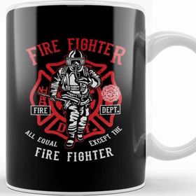 Baskı Dükkanı Fire Fighter Department Kupa Bardak