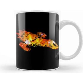 Baskı Dükkanı Firefly Serenity Galaxy Silhouette Logo Kupa Bardak