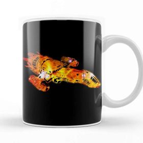 Baskı Dükkanı Firefly Serenity Galaxy Silhouette Logo Kupa Bardak