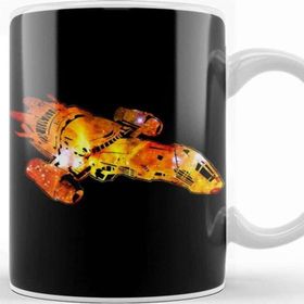 Baskı Dükkanı Firefly Serenity Galaxy Silhouette Logo Kupa Bardak