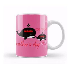 Baskı Dükkanı First Mother's Day 2021 Kupa Bardak