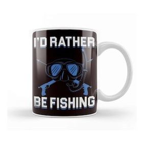 Baskı Dükkanı Fishing Spearfishing Freedive Spearfisher Diver Fish Hunting Kupa