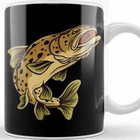Baskı Dükkanı Fishing Trout Fish Kupa