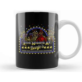 Baskı Dükkanı Five Nights At Banjo's Banjo Kazooie Beyaz 330 ml Porselen Kupa Bardak