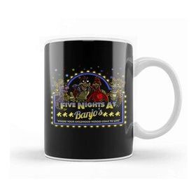 Baskı Dükkanı Five Nights At Banjo's Banjo Kazooie Beyaz 330 ml Porselen Kupa Bardak
