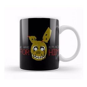 Baskı Dükkanı Five Nights At Freddys 01 Beyaz 330 ml Porselen Kupa Bardak