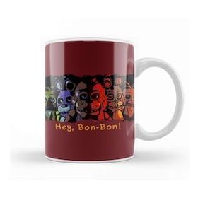 Baskı Dükkanı Five Nights At Freddys Chica 01 Beyaz 330 ml Porselen Kupa Bardak