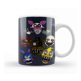 Baskı Dükkanı Five Nights At Freddys Chica Changed The Most Beyaz 330 ml Porselen Kupa Bardak
