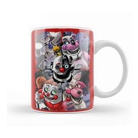 Baskı Dükkanı Five Nights At Freddys Fantastic Mr Foxy Beyaz 330 ml Porselen Kupa Bardak
