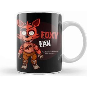 Baskı Dükkanı Five Nights At Freddys Fnaf Obey Beyaz 330 ml Porselen Kupa Bardak