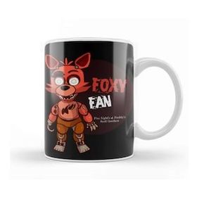 Baskı Dükkanı Five Nights At Freddys Fnaf Obey Beyaz 330 ml Porselen Kupa Bardak
