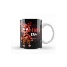 Baskı Dükkanı Five Nights At Freddys Fnaf Obey Beyaz 330 ml Porselen Kupa Bardak