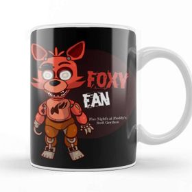 Baskı Dükkanı Five Nights At Freddys Fnaf Obey Beyaz 330 ml Porselen Kupa Bardak