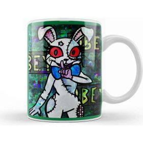 Baskı Dükkanı Five Night's At Freddy's Foxy Fan Beyaz 330 ml Porselen Kupa Bardak