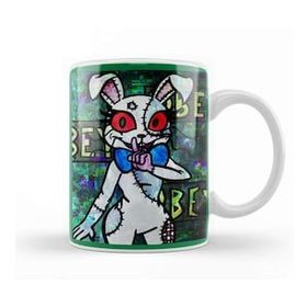 Baskı Dükkanı Five Night's At Freddy's Foxy Fan Beyaz 330 ml Porselen Kupa Bardak