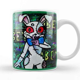 Baskı Dükkanı Five Night's At Freddy's Foxy Fan Beyaz 330 ml Porselen Kupa Bardak