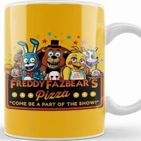 Baskı Dükkanı Five Nights At Freddys Its Me Beyaz 330 ml Porselen Kupa Bardak