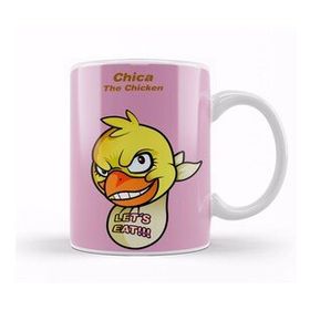 Baskı Dükkanı Five Nights At Freddy's Toy Chica It's Me 01 Beyaz 330 ml Porselen Kupa Bardak