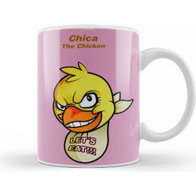 Baskı Dükkanı Five Nights At Freddy's Toy Chica It's Me 01 Beyaz 330 ml Porselen Kupa Bardak