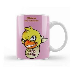 Baskı Dükkanı Five Nights At Freddy's Toy Chica It's Me 01 Beyaz 330 ml Porselen Kupa Bardak