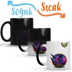 Baskı Dükkanı Fizz Lol League of Legends Sihirli Porselen Kupa