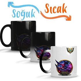 Baskı Dükkanı Fizz Lol League of Legends Sihirli Porselen Kupa