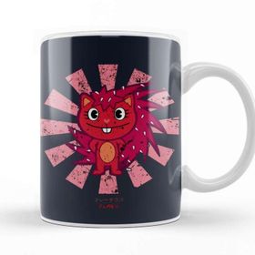 Baskı Dükkanı Flaky Retro Japanese Happy Tree Friends Kupa