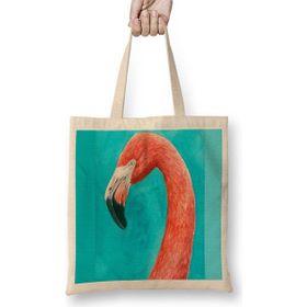 Baskı Dükkanı Flamingo 01 Bez Çanta